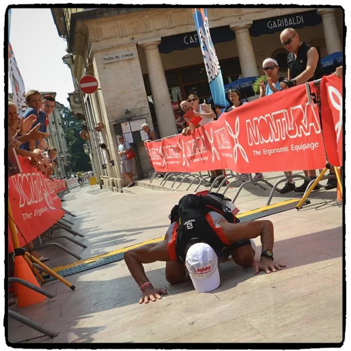 La llegada de Pablo Barnes. Nada que agregar! Foto: Team Salomon Agisko