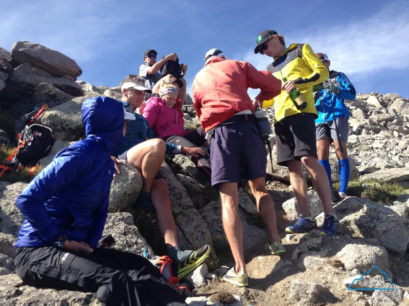 Festejo post Nolan's 2. Foto: Mauri Pagliacci | Trail Running Argentina