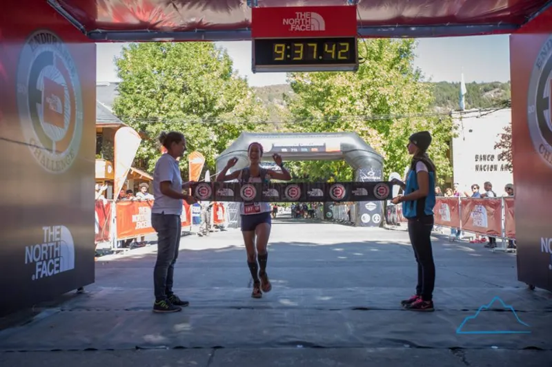 Urioste triunfando en los 80k del EC 2015. Foto: Rodrigo Lizama | Trail Running Argentina
