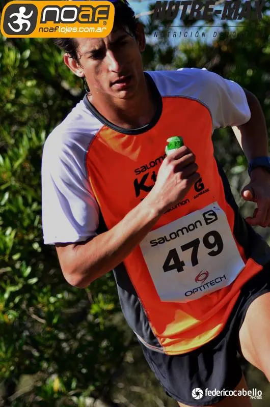 Eze rumbo al triunfo! Foto: Federico Cabello