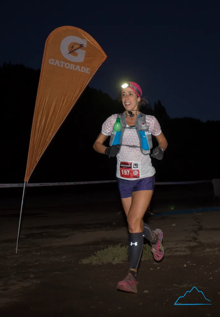 Urioste en los primeros kms de carrera, con alegría absoluta. Foto: Rodrigo Lizama | Trail Running Argentina